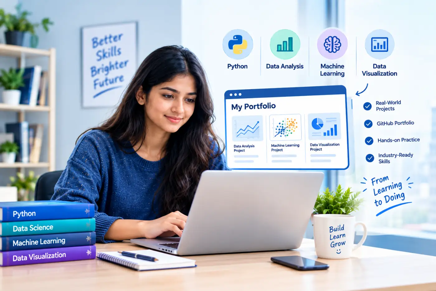 Nucot-Reviews-Data science course for beginners covering Python machine learning and Generative AI